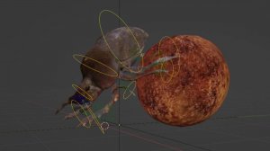BLENDER 3.6 Жук навозник анимация