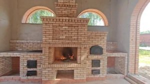 Печь барбекю комплекс