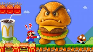 Марио находит Макдональдс, но попадает в ловушку злого бургера!