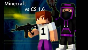 Minecraft vs CS 1.6: de_dust в Майнкрафте!  🎮💥