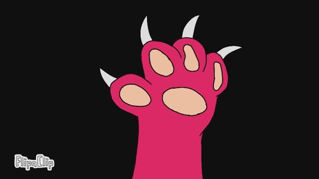 Анимация: высовывание когтей