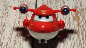 Мини трансформер Super Wings Заряженный Джетт