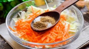 Квашеная капуста с тмином