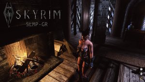 Прохождение TES Skyrim SLMP-GR #170 Мрачный предел - пещера