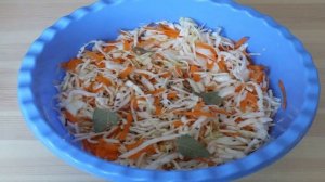 Квашеная капуста за 3 дня