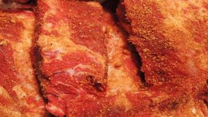 Мясо маринованное, запеченное в фольге