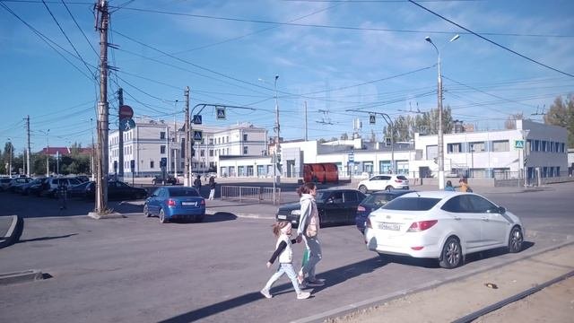 Волгоград из окна трамвая. От Кубанской до Шекснинской