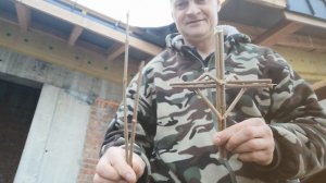 Новый крест из веточек