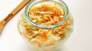 Квашеная капуста в банке на зиму