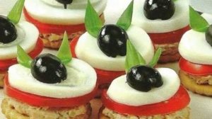 Канапе на день рождения