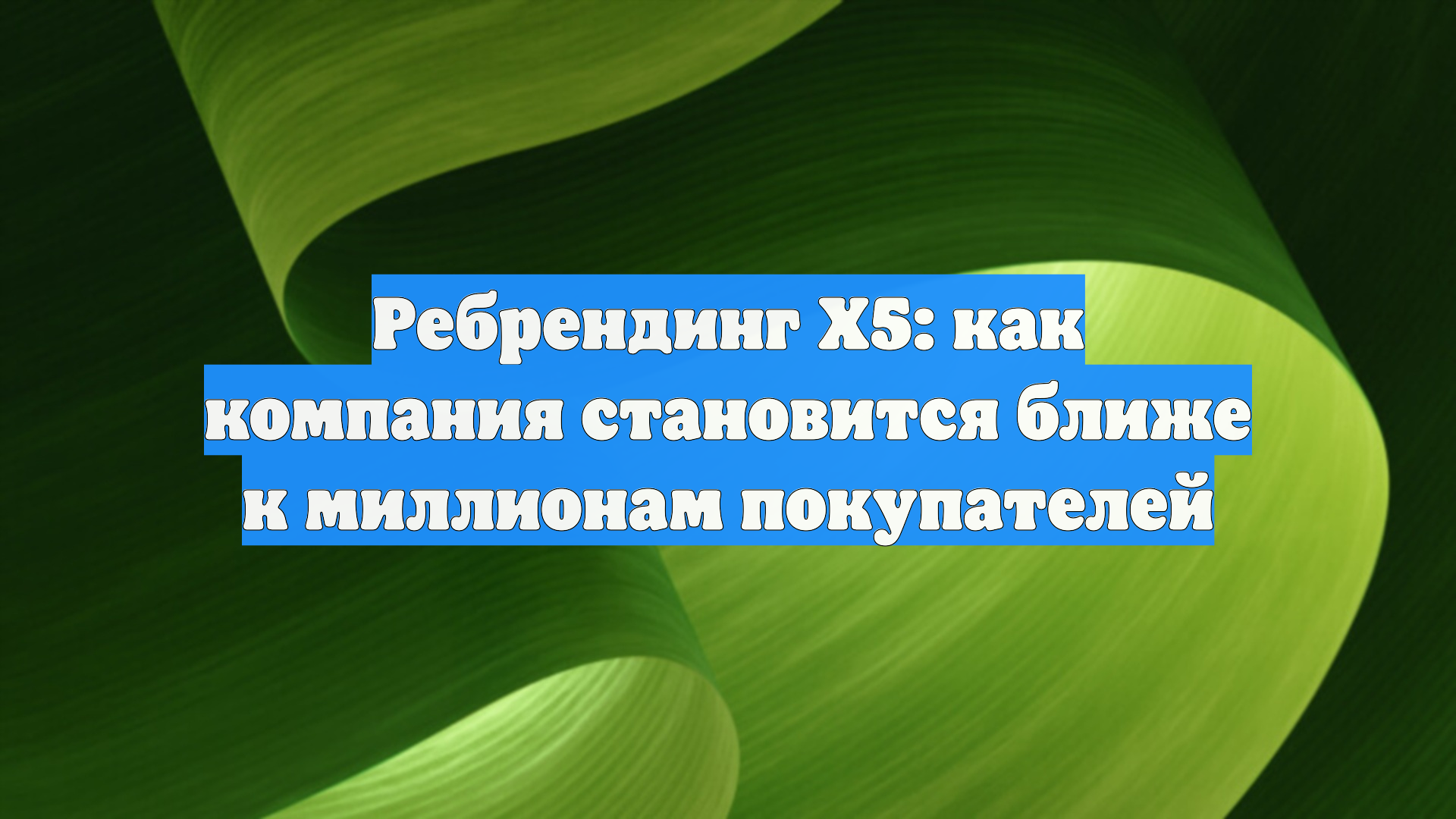 Ребрендинг X5: как компания становится ближе к миллионам покупателей