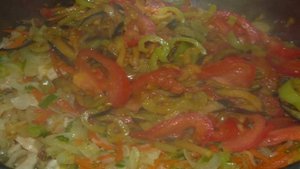 Лагман из гуся