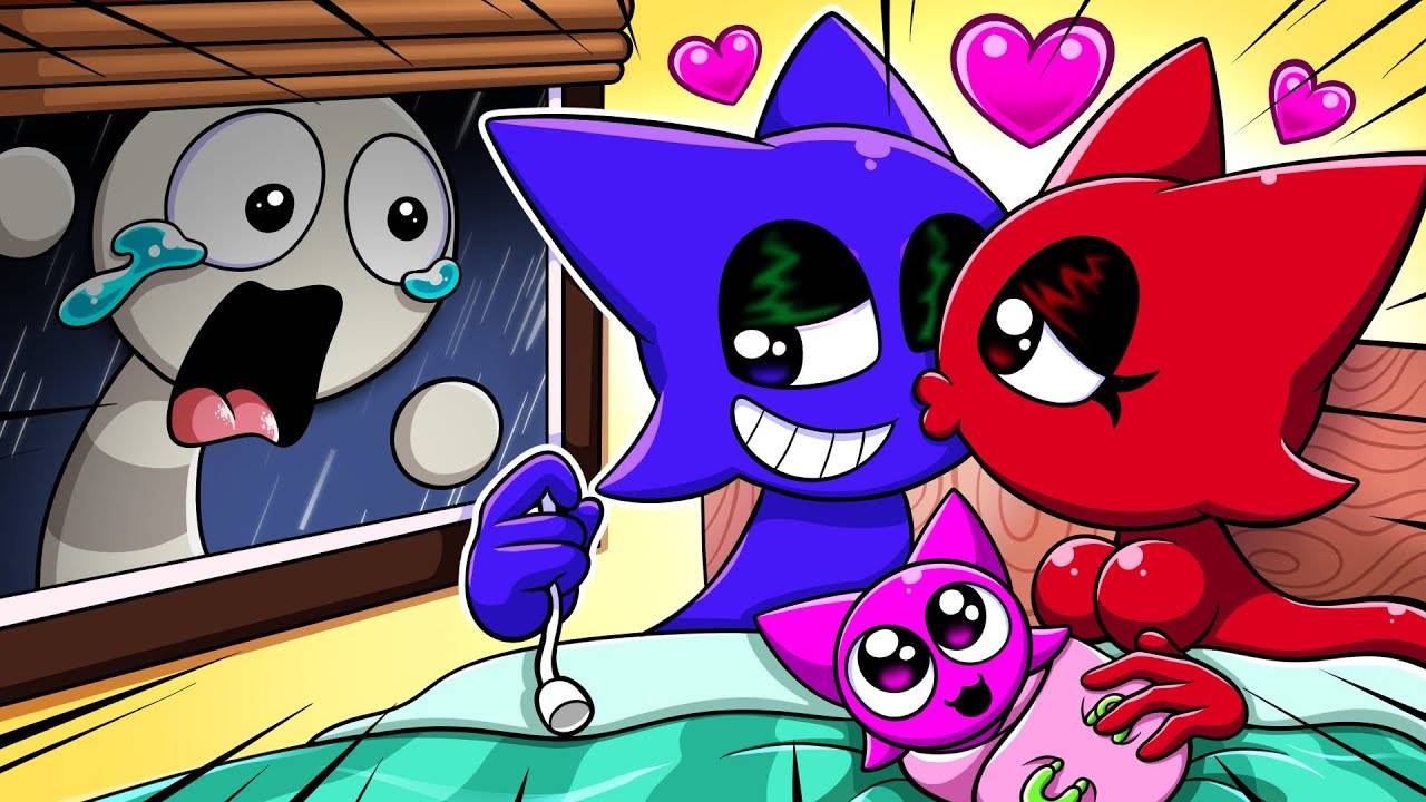 У Мруны новый парень?! НОВЫЙ Sprunki OC Vs. Вайрум! 💔💔 / Анимация Спрунки в Суперсемейке смотреть онлайн