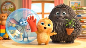 Большая уборка с Пухликом и его друзьями! 🧹✨