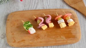 Канапе Рождественский венок