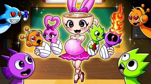 Капучино "Балерина" и крошка Спрунки: Их обожает каждый Брейнрот! ❤️❤️ | Анимация "Брейнрот и Спрунк