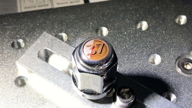 Глубокая гравировка стали на волоконном лазерном маркере G-MARK 60w
