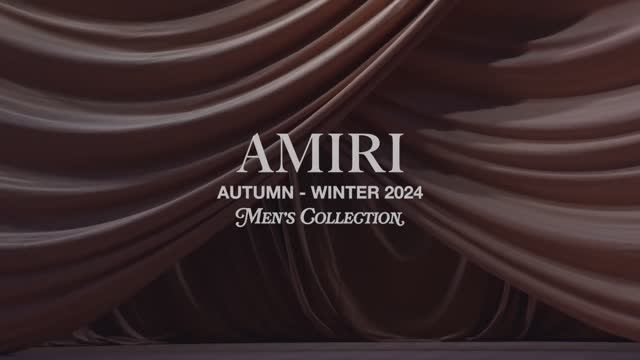 Показ мужской коллекции Amiri осень-зима 2024-2025