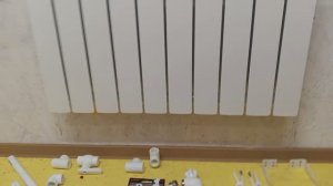 Всё что надо для монтажа радиатора  и пайки труб под радиатором . Для пластикового отопления .