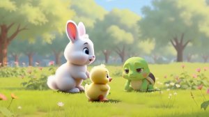 Мультик про веселых  друзей | Мультики для детей | Сказка про цыпленка и зайку |ДОБРЫЕ СКАЗКИ