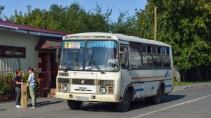 Автобус ПАЗ-32053 (У 055 ХС 22). Покатушки по Новоалтайску.