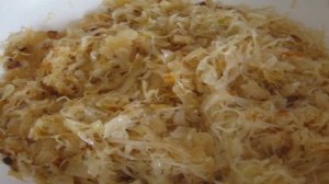 Квашеная капуста тушеная