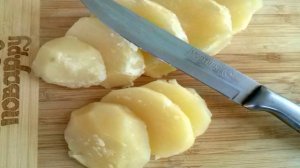 Мясо под молочным соусом