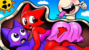 Мруна, ВАЙРУМ СЪЕЛ НАС ЗАЖИВО?! 😱💀 ИСТОРИЯ любви нового парня Мруны / Sprunki