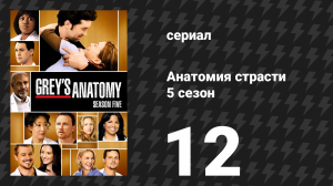 Анатомия страсти 5 сезон 12 серия «Сочувствие дьяволу» (сериал, 2008)