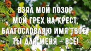 Сила моя в Тебе, Господь - минус мой 4