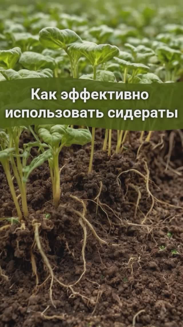 Как эффективно использовать сидераты осенью #сидераты