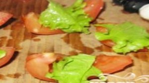 Канапе с раковыми шейками