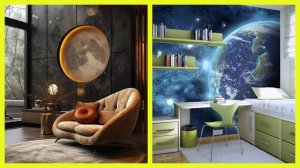 20 идей космического стиля в дизайне интерьера 🌌