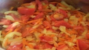 Лагман с фасолью