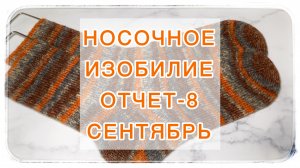 СП «Носочное изобилие» | Отчет-8 | СЕНТЯБРЬ 🍁