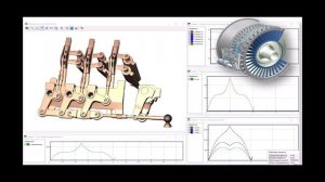 Пример моделирования работы механизма направляющего аппарата