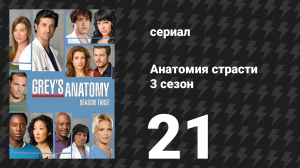 Анатомия страсти 3 сезон 21 серия «Желание» (сериал, 2006)