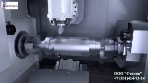 Пятиосевой фрезерно-токарный центр с ЧПУ по металлу