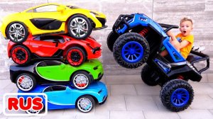 Монстр-трак - новая игра для детей от Влада и Ники!