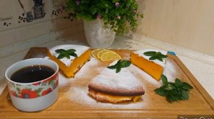 Вкусный творожно тыквенный пирог! Готовиться бысто, просто и вкусно!