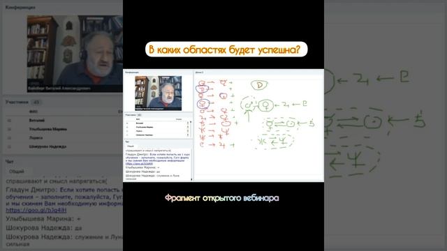 Сфера деятельности по космограмме