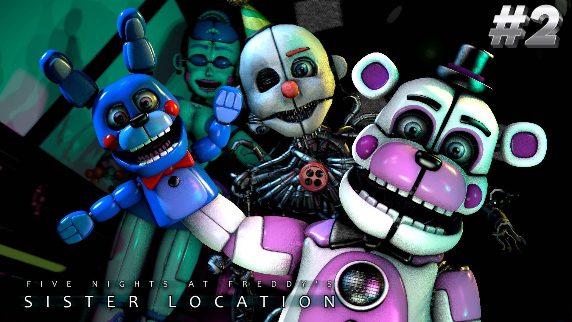 [FNAF SFM] ВСТРЕЧА СТАРЫХ ДРУЗЕЙ ВО FNAF 5 Sister Location (2 Ночь)