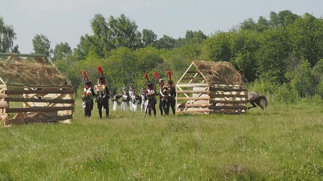 Война 1812 года - реконструкция (Исторический фестиваль "Сибирский огонь" - 2016).