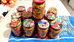 САЛАТ,,КУБАНСКИЙ,,НА ЗИМУ, НАШ ЛЮБИМЫЙ!🥬🥒🍅🌶👍