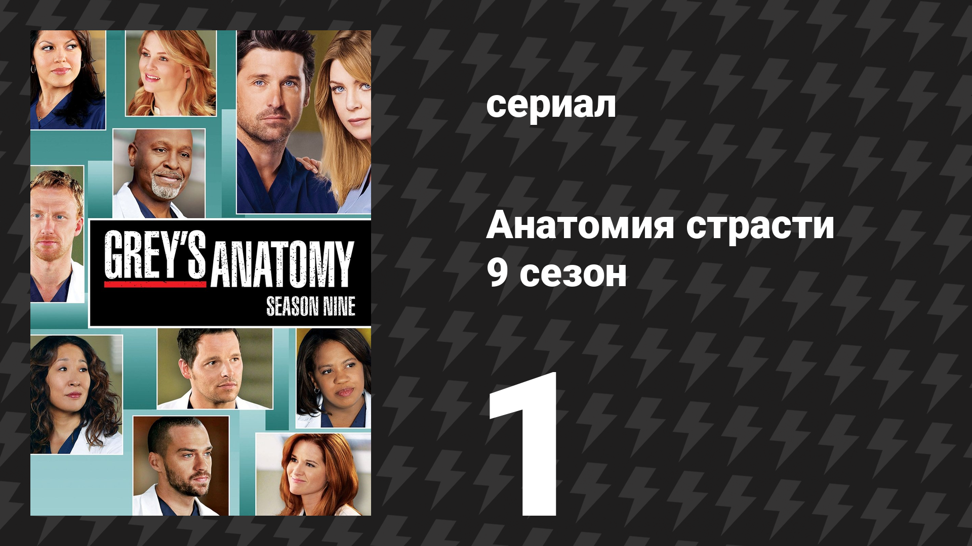 Анатомия страсти 9 сезон 1 серия «Ухожу, ухожу, ушёл» (сериал, 2012)