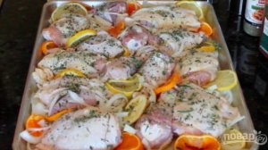 Мясо курицы в духовке