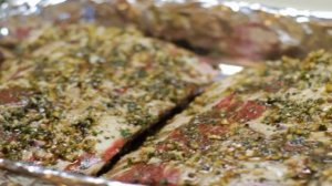 Мясо кусочками в фольге в духовке