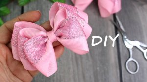 Новогодний бант своими руками сделать сможет каждый, посмотрев мастер-класс