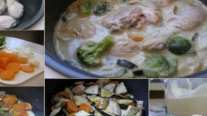 Курица с брокколи в мультиварке