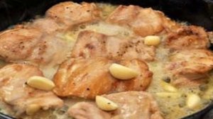 Курица с лимоном и оливками